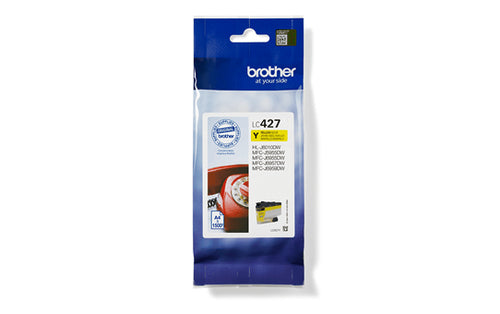 Brother LC-427Y ink cartridge 1 pc(s) Original Yellow Brother LC-427Y ink cartridge 1 pc(s) Original Yellow